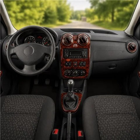 Dacia Sandero 2010+ kit cruscotto 3D, 22 pezzi