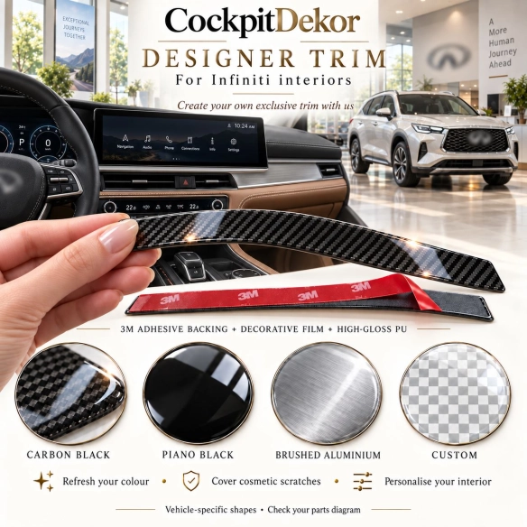 Infiniti Q50 Luxury Comfotable Sport 2017 – Designer Trim – Kit completo per interni