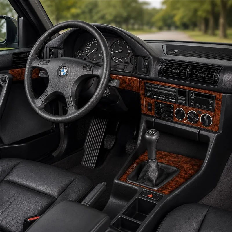 BMW 5 E34 1989-1993 kit cruscotto 3D, 22 pezzi