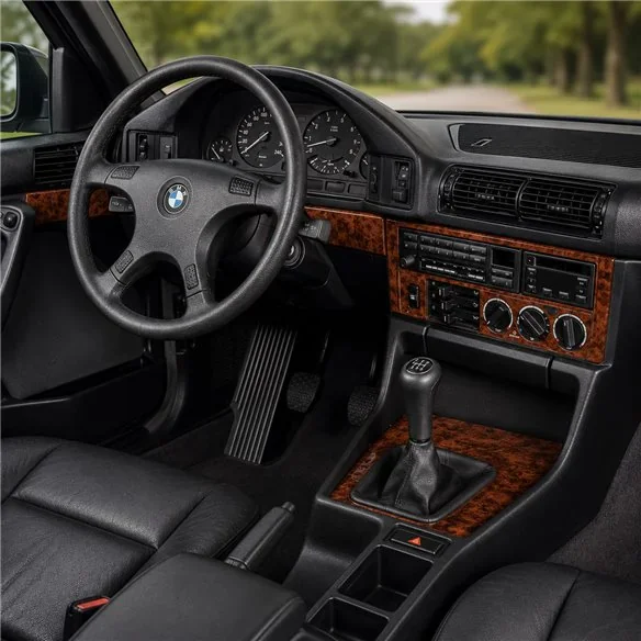 BMW 5 E34 1989-1993 kit cruscotto 3D, 22 pezzi