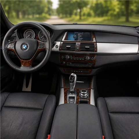 BMW X6 E71 2008-2014 kit cruscotto 3D, 27 pezzi