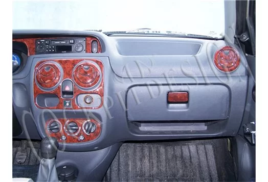 Dacia Solenza 04.2004 Kit Rivestimento Cruscotto all'interno del veicolo Cruscotti personalizzati 27-Decori