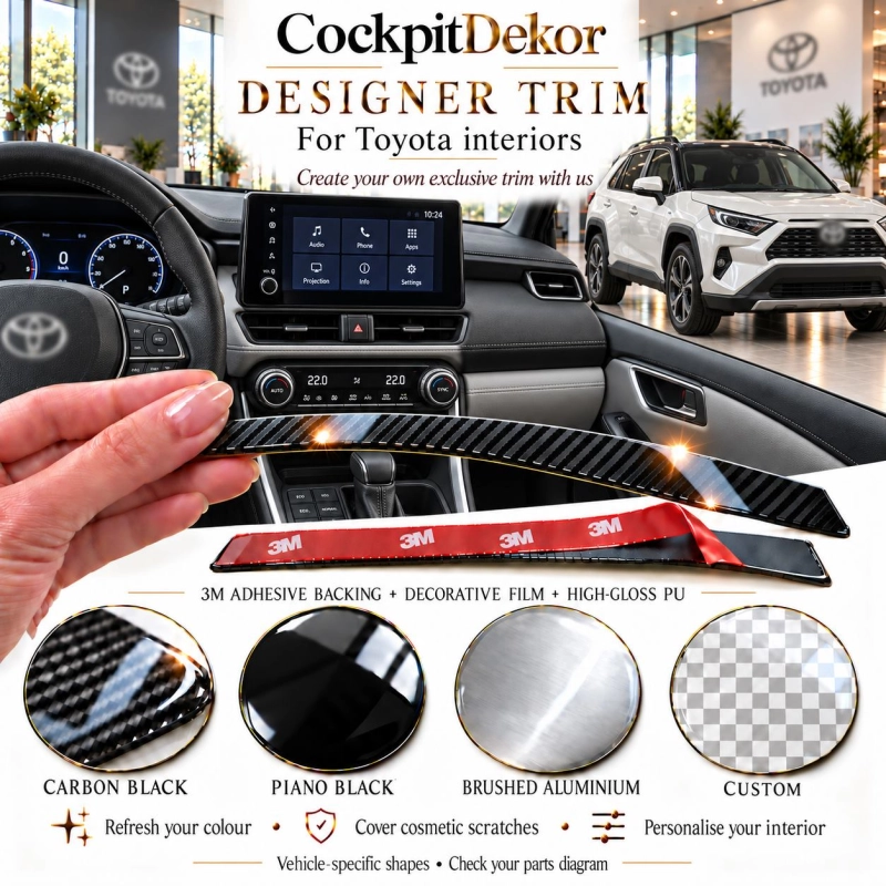 Toyota Camry 2021 – Designer Trim – Kit completo per interni