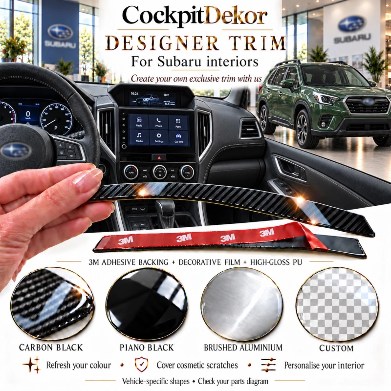Subaru BRZ 2022 – Designer Trim – Kit completo per interni
