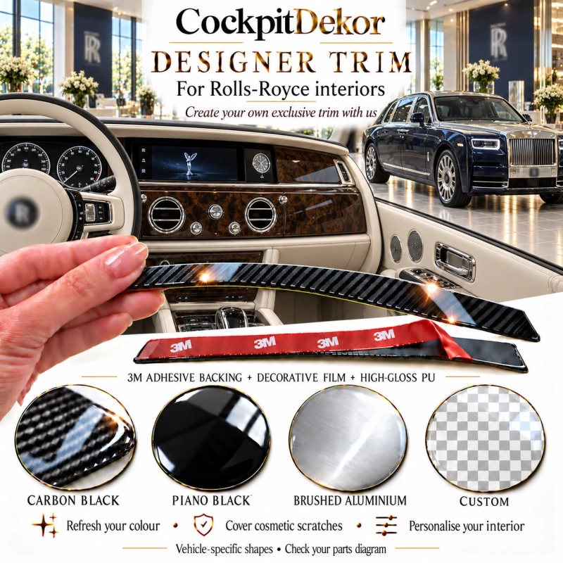 Rolls-Royce Ghost II Standard Axle 2015 – Designer Trim – Kit completo per interni