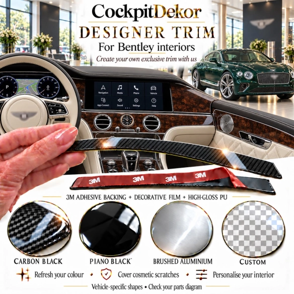 Bentley New Continental GT S 2025 – Designer Trim – Kit completo per interni