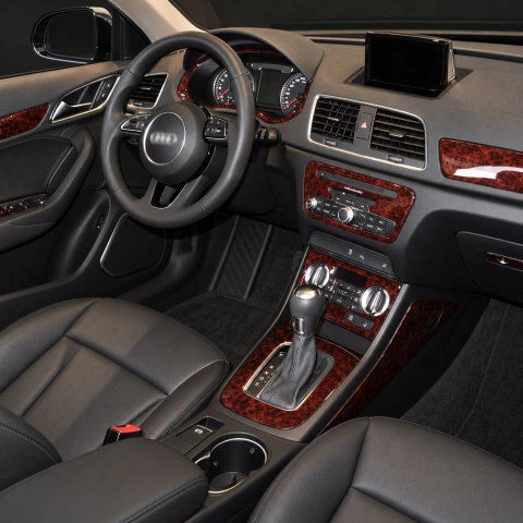 Audi Q3 2015-in poi 3D OVER OEM kit rivestimento cruscotto e interni 3D 9 pezzi