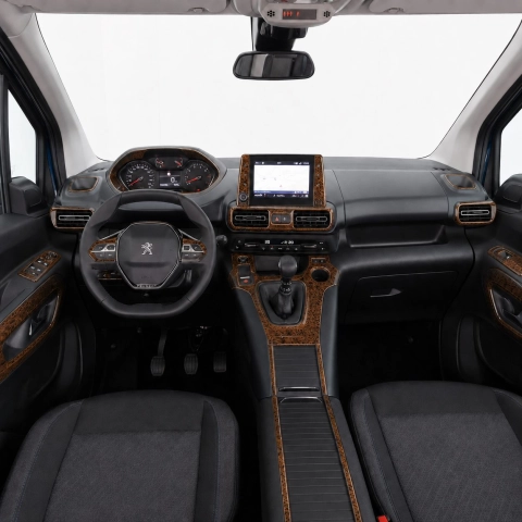 Citroën Berlingo K9 2018-Present Kit Modanature Cruscotto Interni 3D 33 Pezzi Cambio Manuale