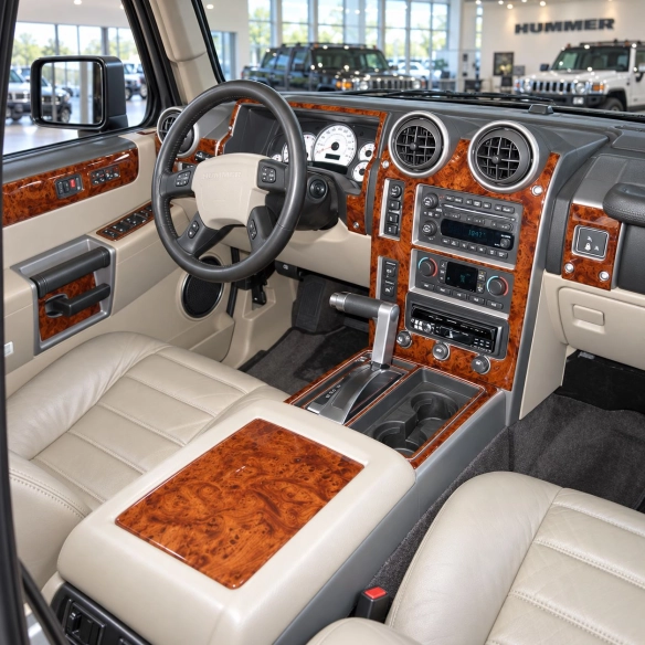 Hummer H2 2003-2007 set completo; senza Sunroof kit rivestimento cruscotto e interni 3D