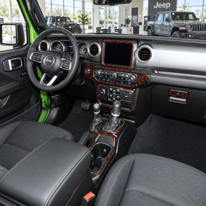 Jeep Gladiator PickUp 2020-2023 kit rivestimento cruscotto e interni 3D 25 pezzi
