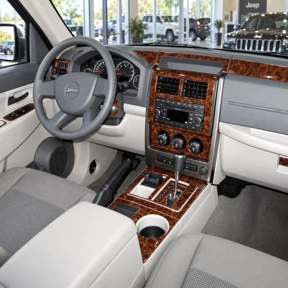 Jeep Liberty 2008-in poi Full Universal Set; cambio manuale kit rivestimento cruscotto e interni 3D