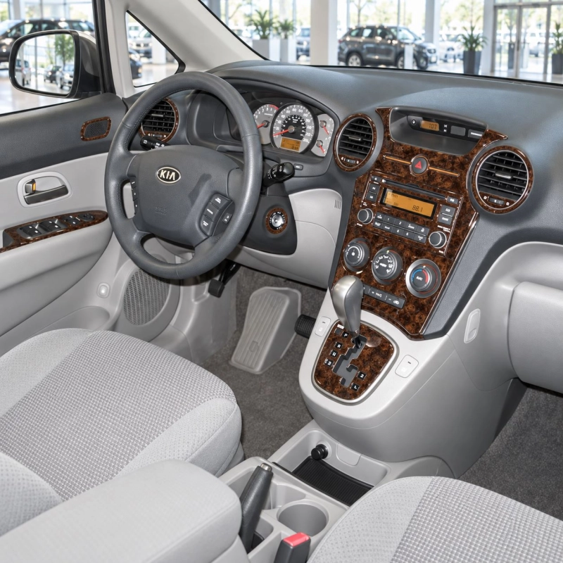 Kia Carens/Rondo 2007-in poi set completo; cambio manuale A / C Controls; W / O Heated Seats kit rivestimento cruscotto e intern