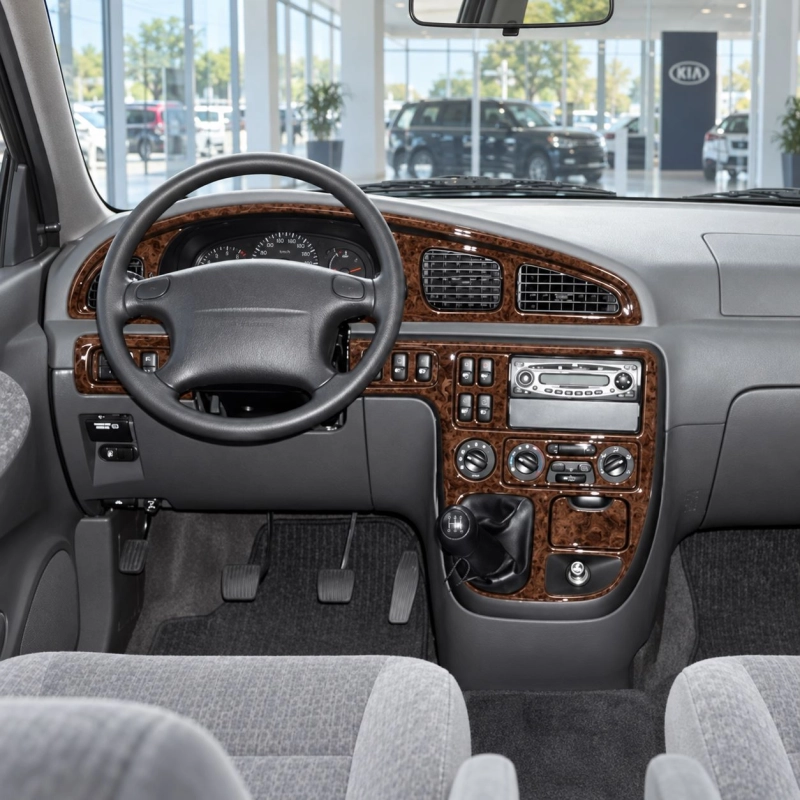 Kia Carnival 1999-in poi kit rivestimento cruscotto e interni 3D 14 pezzi
