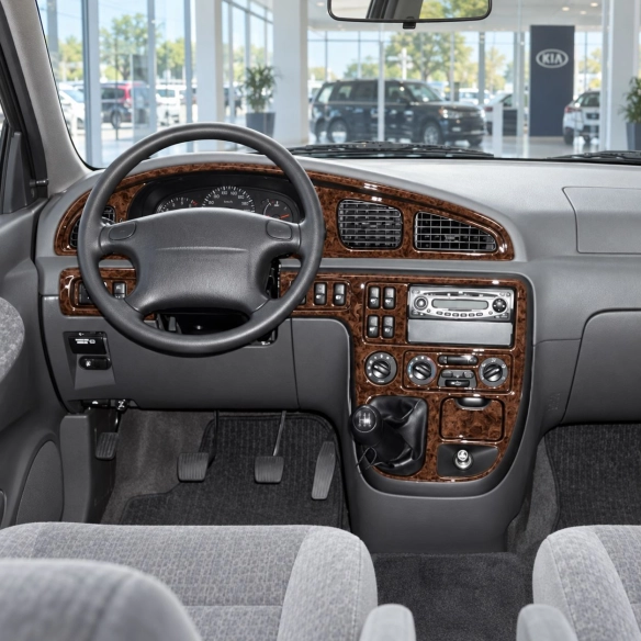 Kia Carnival 1999-in poi kit rivestimento cruscotto e interni 3D 14 pezzi