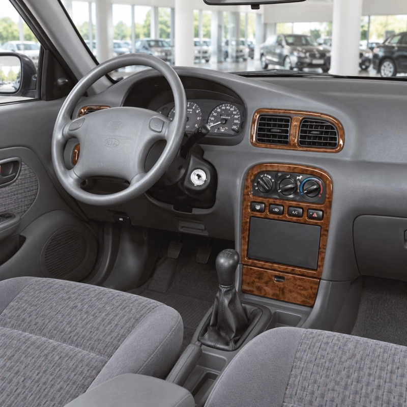 Kia Clarus 1998-in poi kit rivestimento cruscotto e interni 3D 14 pezzi