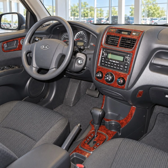 Kia Sportage 2009-2010 set completo kit rivestimento cruscotto e interni 3D
