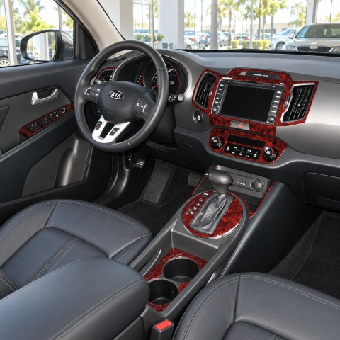 Kia Sportage 2017-2019 Digi-Clima kit rivestimento cruscotto e interni 3D 18 pezzi