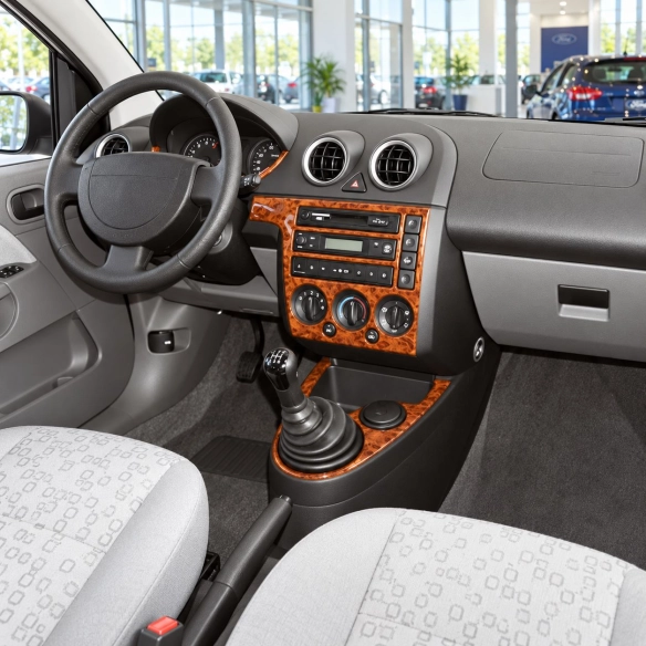 Ford Fiesta 2002-2005 kit rivestimento cruscotto e interni 3D 7 pezzi
