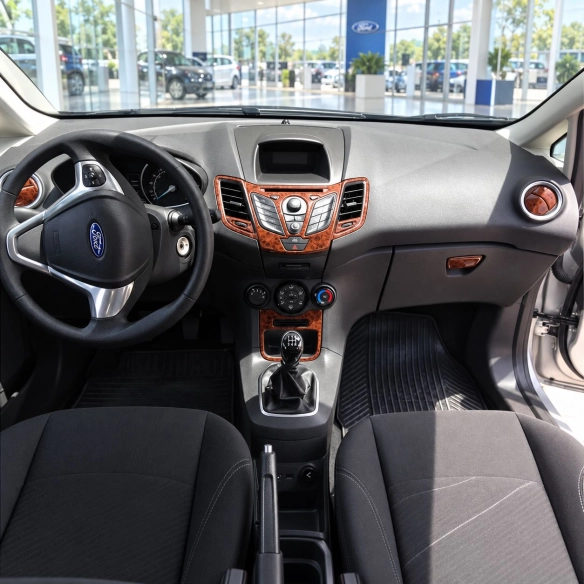 Ford Fiesta 2008-2017 kit rivestimento cruscotto e interni 3D 28 pezzi
