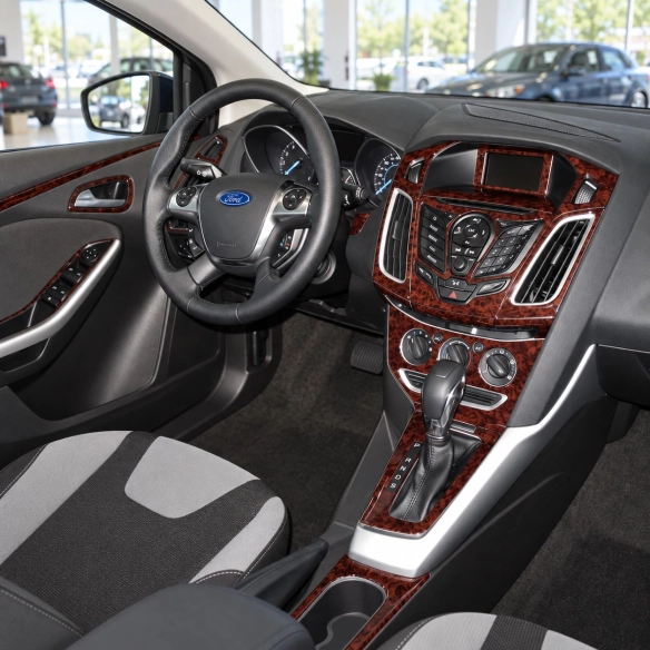 Ford Focus 2012-in poi set completo, 4 Audio speakers; AC; cambio automatico; Not Sony Radio kit rivestimento cruscotto e intern