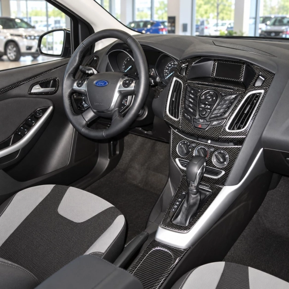 Ford Focus 2012-in poi set completo, 4 Audio speakers; AC; cambio automatico; Not Sony Radio kit rivestimento cruscotto e intern