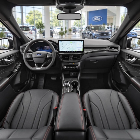 Ford Kuga III 2019-in poi kit rivestimento cruscotto e interni 3D 20 pezzi