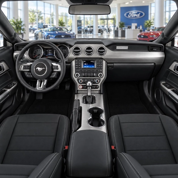 Ford Mustang 2015-2023 kit rivestimento cruscotto e interni 3D 67 pezzi