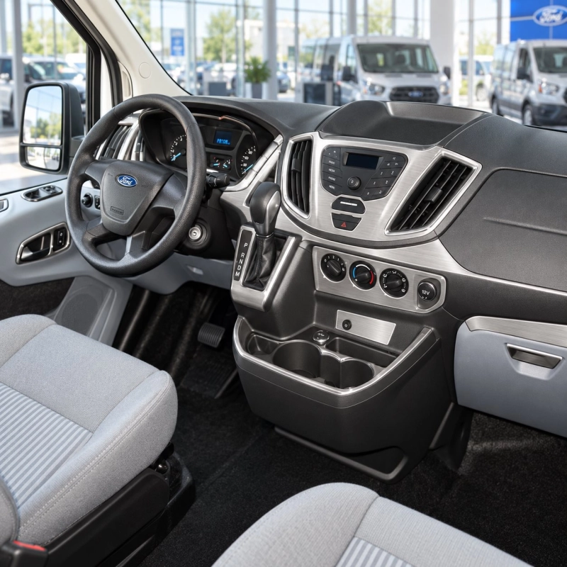 Ford Transit Dlux 2014-in poi kit rivestimento cruscotto e interni 3D 20 pezzi