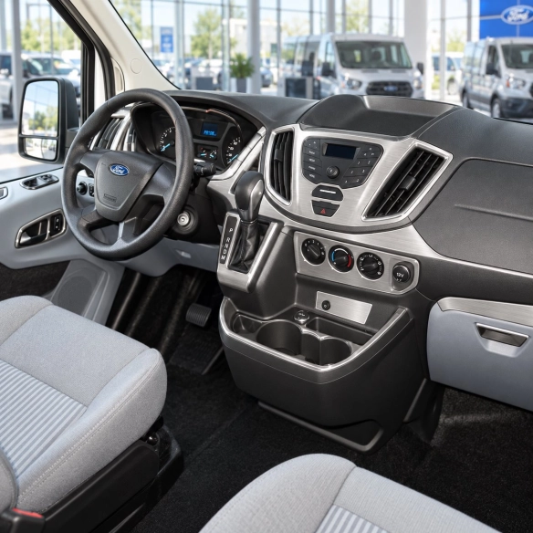 Ford Transit Dlux 2014-in poi kit rivestimento cruscotto e interni 3D 20 pezzi
