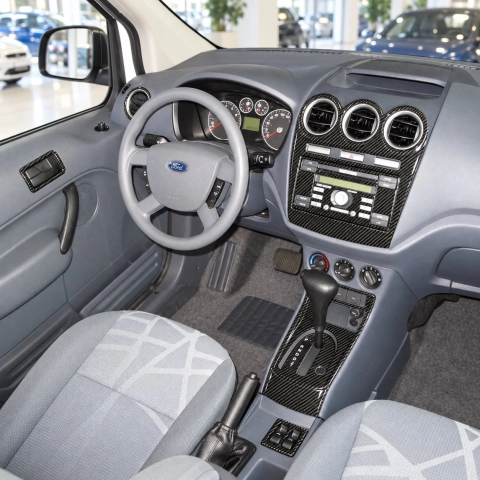 Ford Connect 2009-2014 kit rivestimento cruscotto e interni 3D 41 pezzi 2