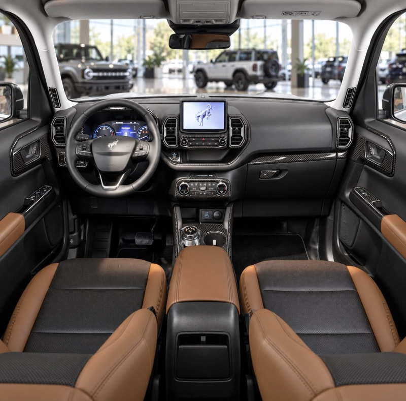 Ford Bronco Sport 2021-2024 kit rivestimento cruscotto e interni 3D 29 pezzi