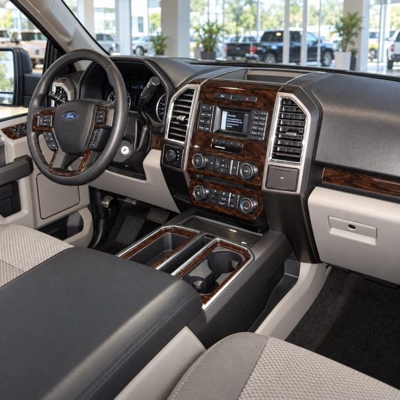 Ford F-150 SuperCab 2018-2020 kit rivestimento cruscotto e interni 3D 39 pezzi