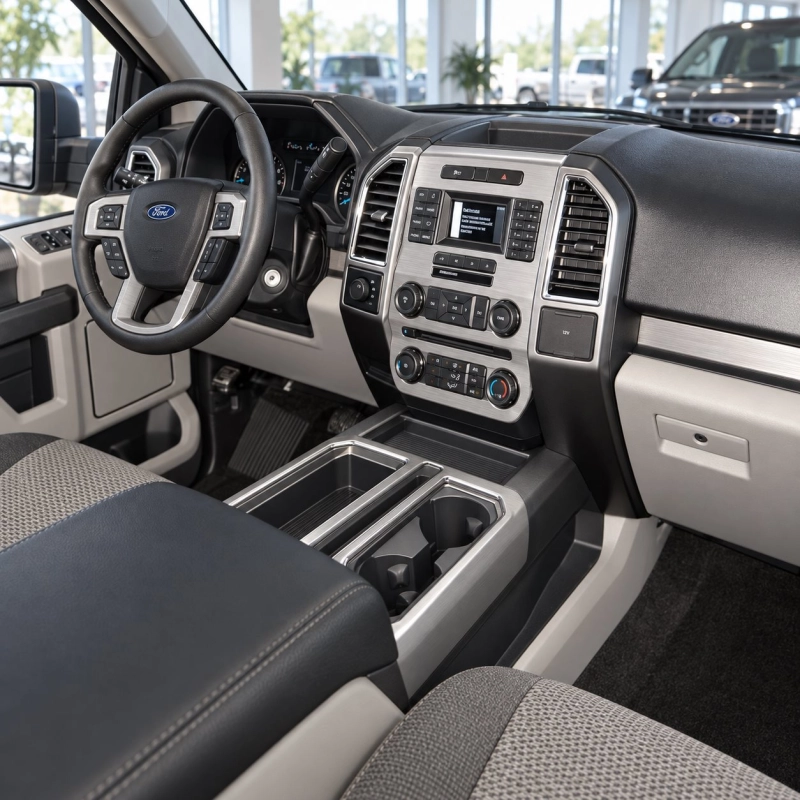 Ford F-150 SuperCab 2018-2020 kit rivestimento cruscotto e interni 3D 39 pezzi