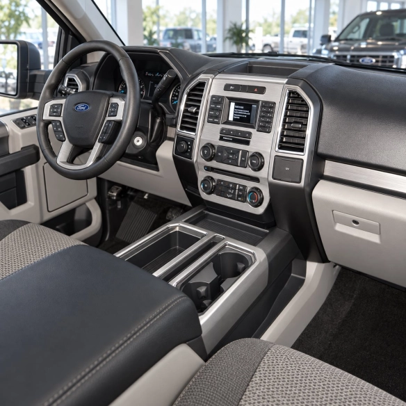 Ford F-150 SuperCab 2018-2020 kit rivestimento cruscotto e interni 3D 39 pezzi