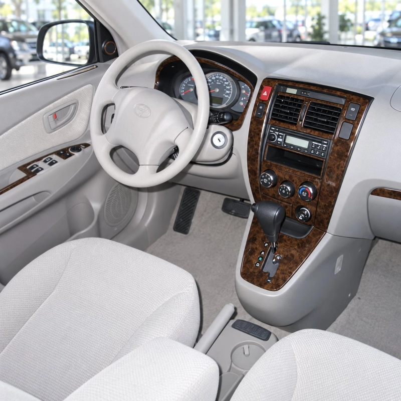 Hyundai Tucson 2006-2009 cambio automatico kit rivestimento cruscotto e interni 3D