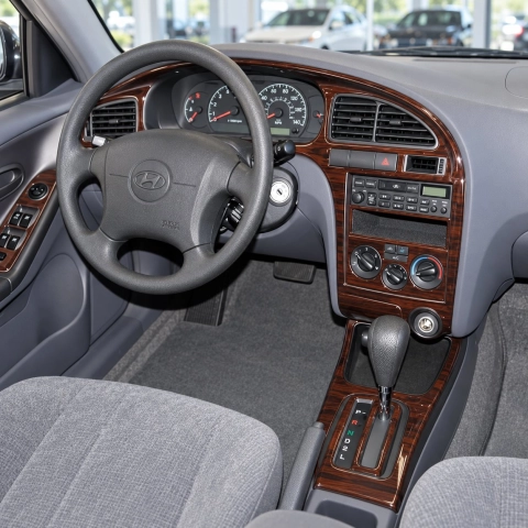Hyundai Elantra 2004-2007 kit rivestimento cruscotto e interni 3D 10 pezzi