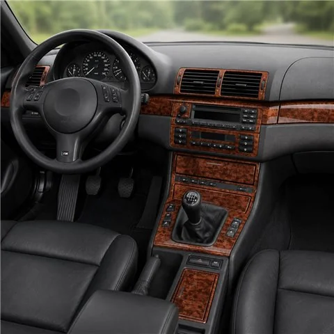 BMW 3 Series E46 Compact 1998-2004 kit cruscotto 3D, 19 pezzi