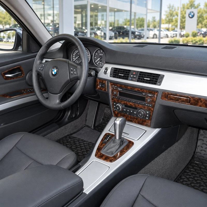 BMW 3 Series E90 2005-2011 kit rivestimento cruscotto e interni 3D 2 pezzi