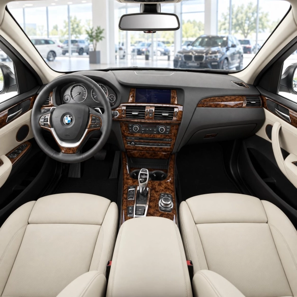 BMW X3 F25 2010-2017 3D Full kit rivestimento cruscotto e interni 3D 67 pezzi