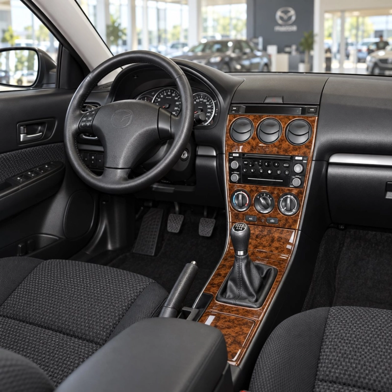Mazda Mazda 6 2004-2007 kit rivestimento cruscotto e interni 3D 34 pezzi