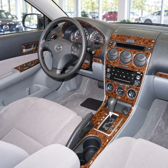 Mazda MAzda6 2006-2008 con navigatore kit rivestimento cruscotto e interni 3D