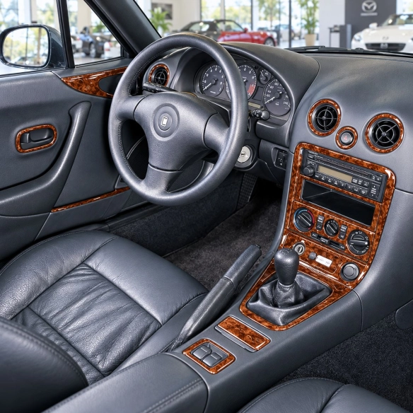 Mazda Miata 2001-2005 senza Door panels kit rivestimento cruscotto e interni 3D 19 pezzi