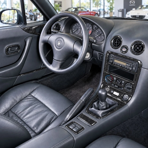 Mazda Miata 2001-2005 con Door panels kit rivestimento cruscotto e interni 3D 21 pezzi