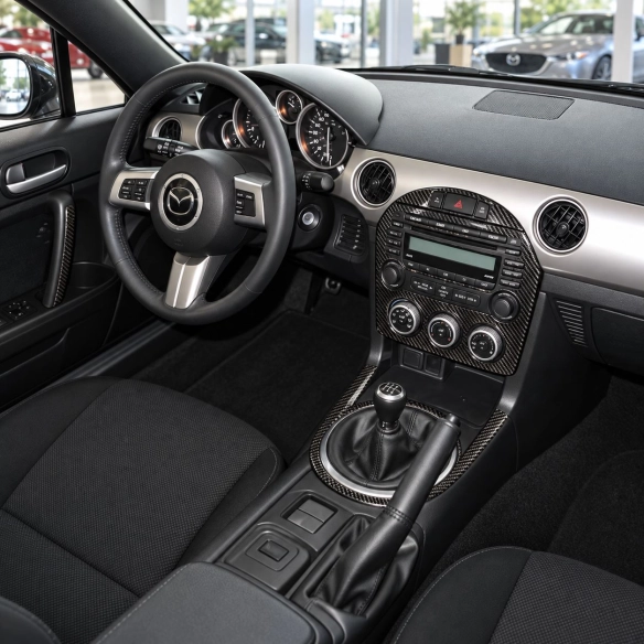 Mazda MX-5 Miata NC Mk3 2009-2015 kit rivestimento cruscotto e interni 3D 40 pezzi