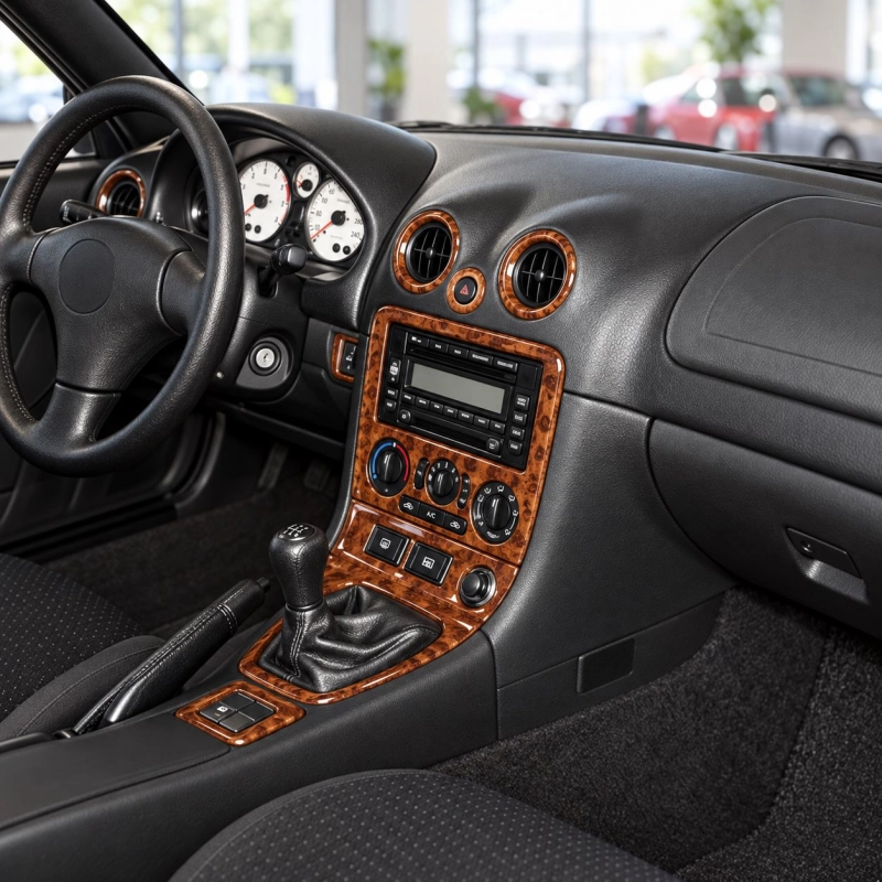 Mazda MX 5 2000-2005 kit rivestimento cruscotto e interni 3D 14 pezzi