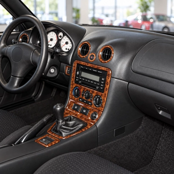 Mazda MX 5 2000-2005 kit rivestimento cruscotto e interni 3D 14 pezzi