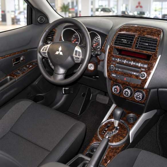 Mitsubishi ASX 2011 kit rivestimento cruscotto e interni 3D 36 pezzi