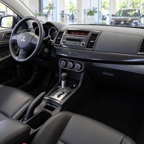 Mitsubishi Lancer 2008 2008 kit rivestimento cruscotto e interni 3D 24 pezzi