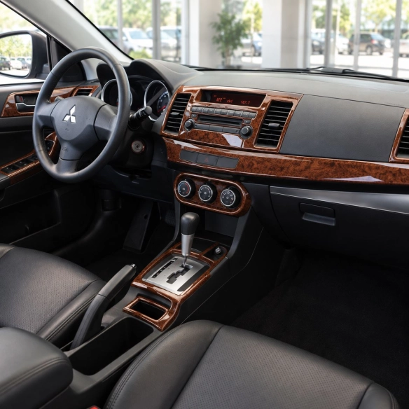Mitsubishi L 200 2009-2014 kit rivestimento cruscotto e interni 3D 8 pezzi