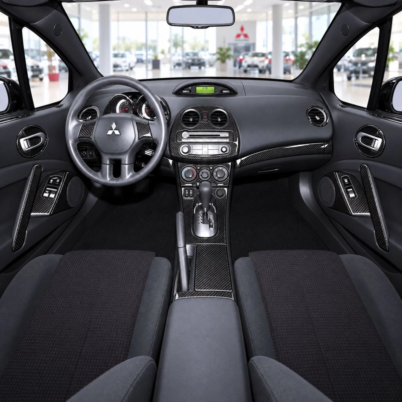 Mitsubishi Eclipse 2006-in poi cambio automatico kit rivestimento cruscotto e interni 3D